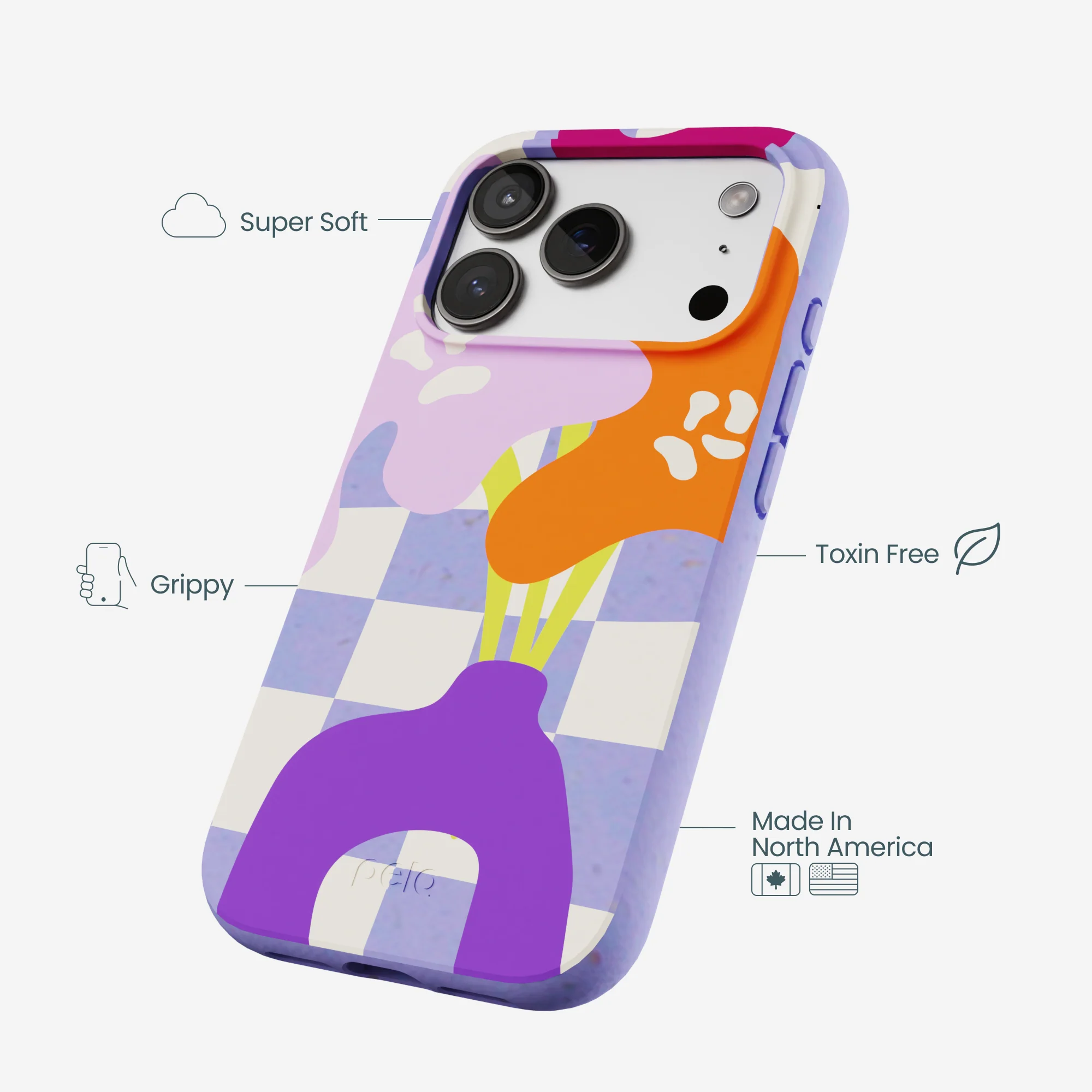 Lavender Bright Blooms iPhone 17 Pro Case - Image 4