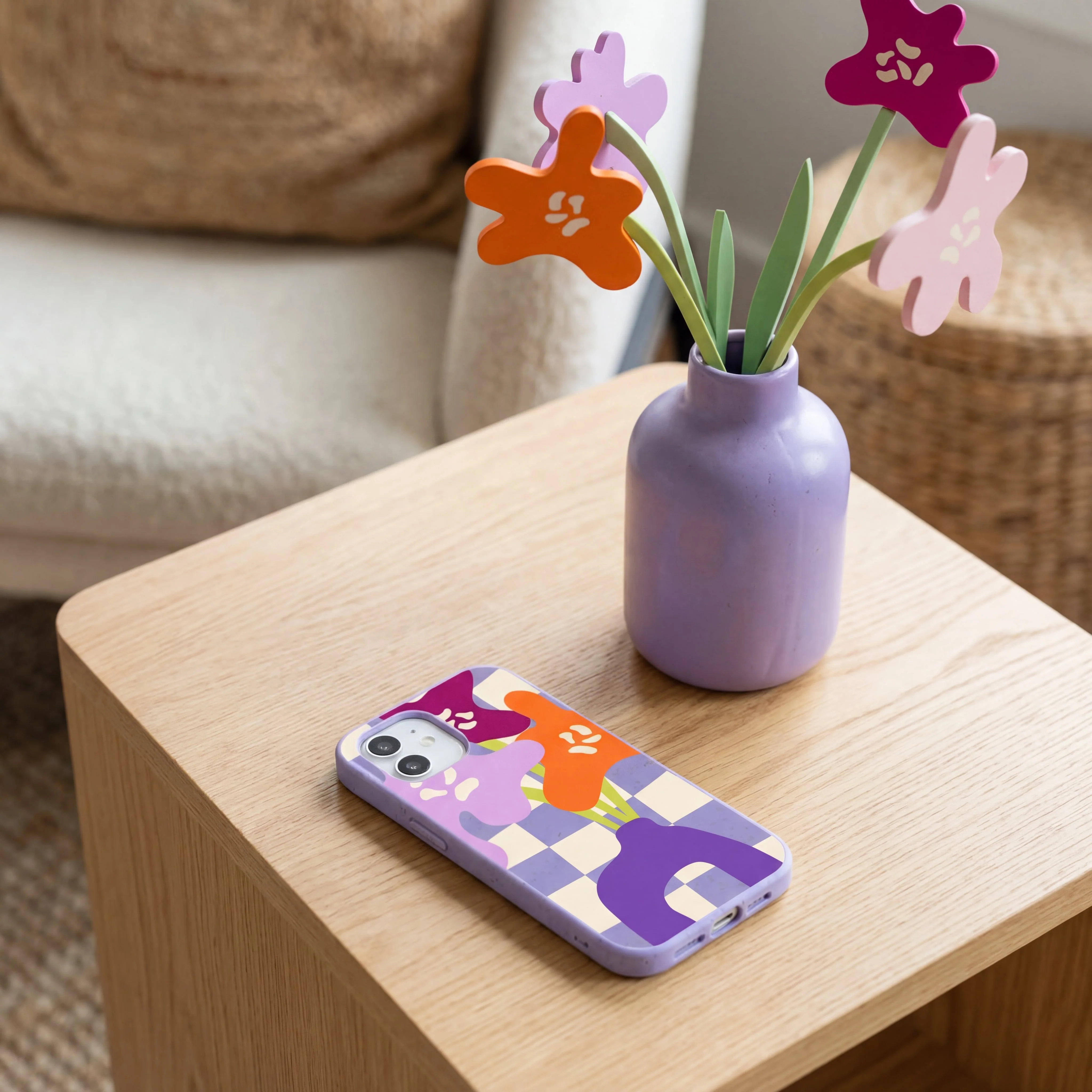 Lavender Bright Blooms iPhone Air Case - Image 2