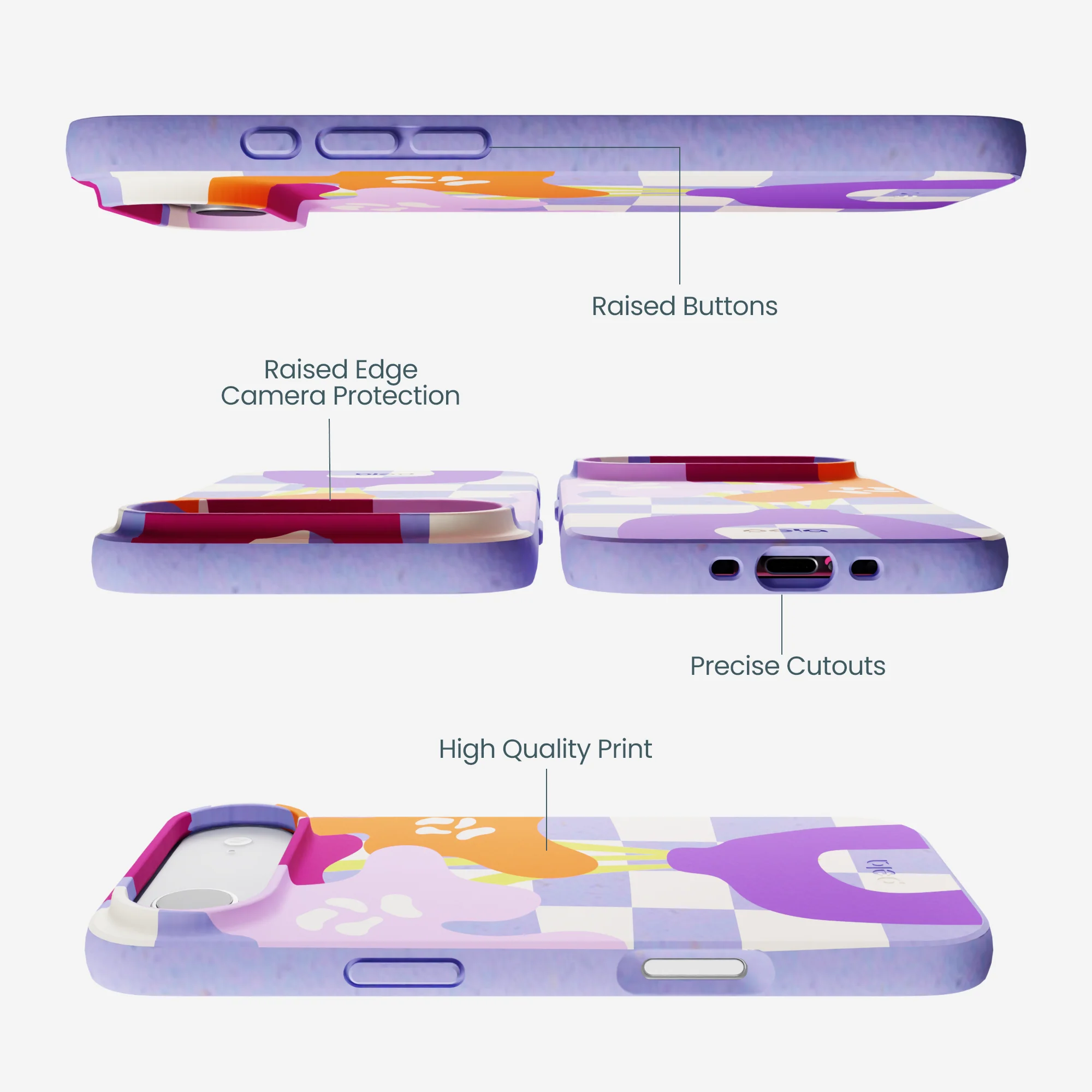 Lavender Bright Blooms iPhone Air Case - Image 3
