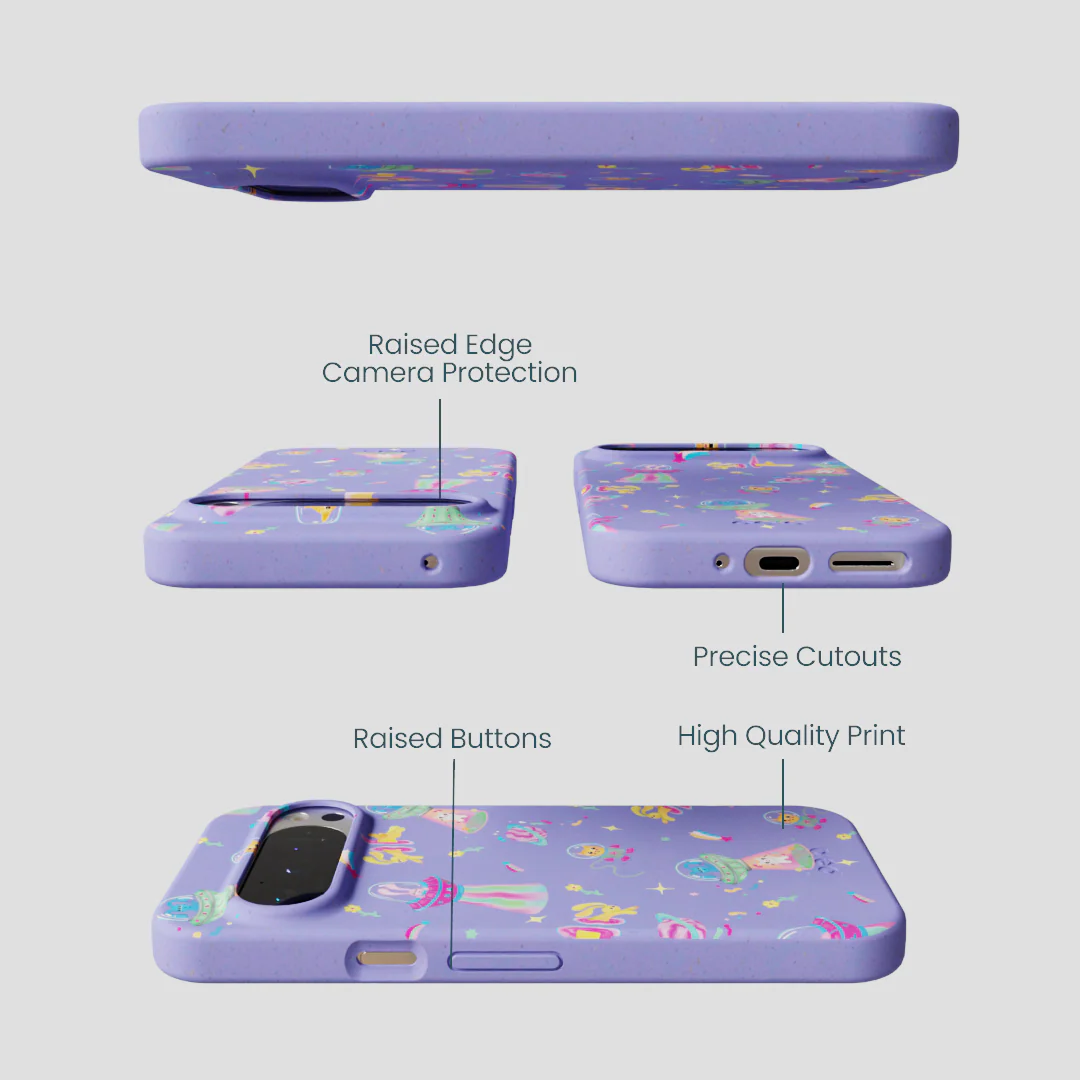 Lavender Bunny and Beyond Google Pixel 9/9 Pro Case - Image 2