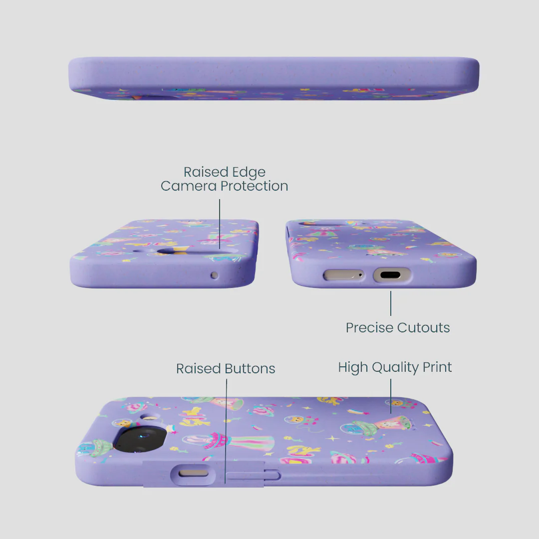Lavender Bunny and Beyond Google Pixel 9a Case - Image 2