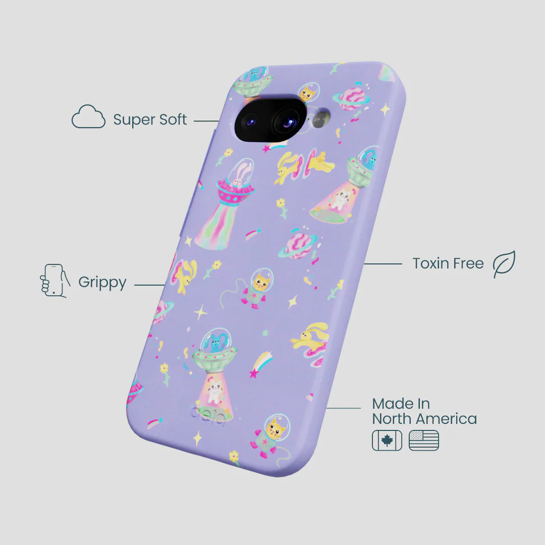 Lavender Bunny and Beyond Google Pixel 9a Case - Image 3
