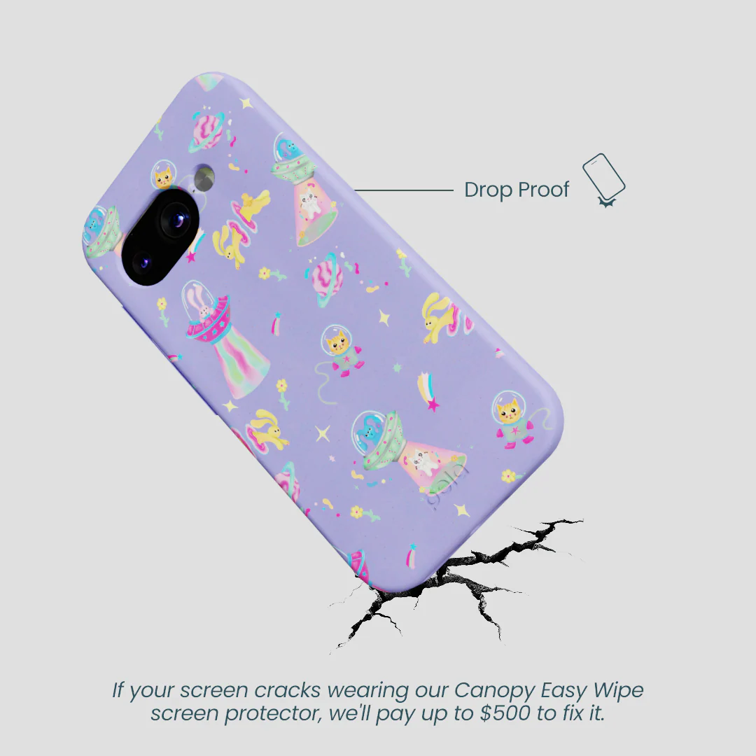 Lavender Bunny and Beyond Google Pixel 9a Case - Image 4