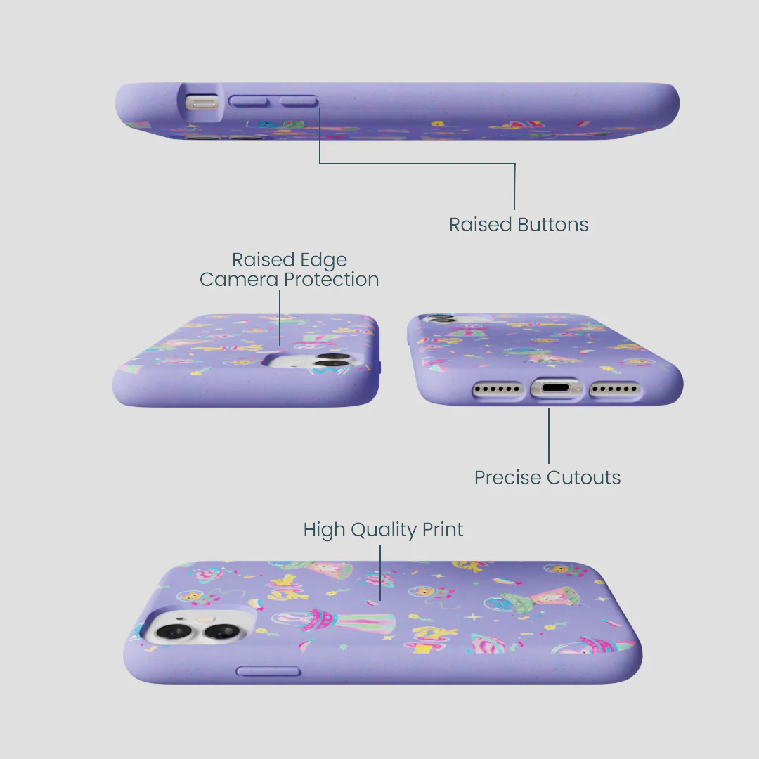 Lavender Bunny and Beyond iPhone 11 Case - Image 2