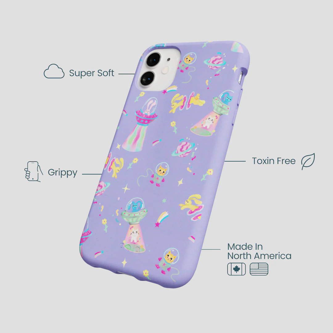 Lavender Bunny and Beyond iPhone 11 Case - Image 3