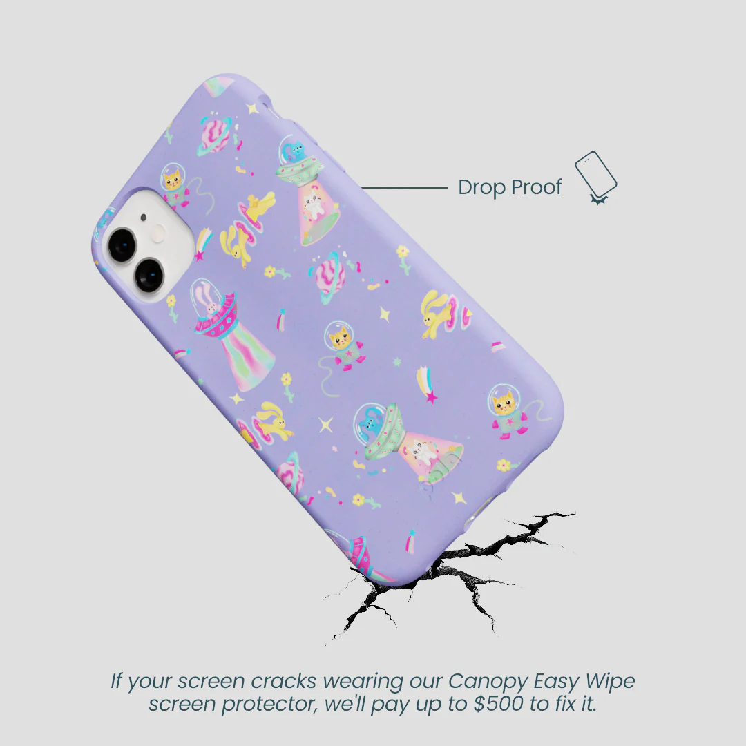 Lavender Bunny and Beyond iPhone 11 Case - Image 4