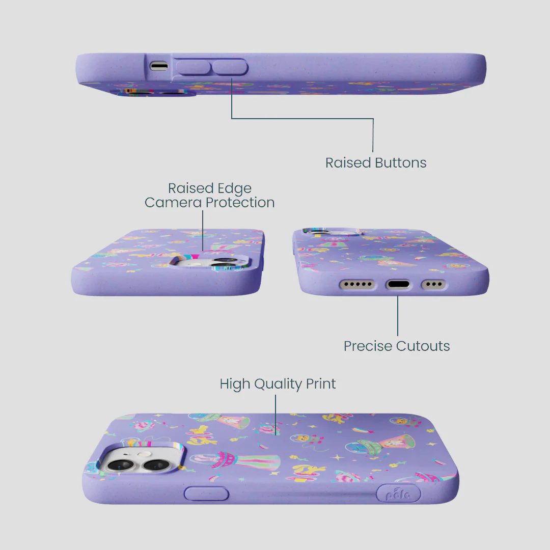 Lavender Bunny and Beyond iPhone 12/ iPhone 12 Pro Case - Image 2