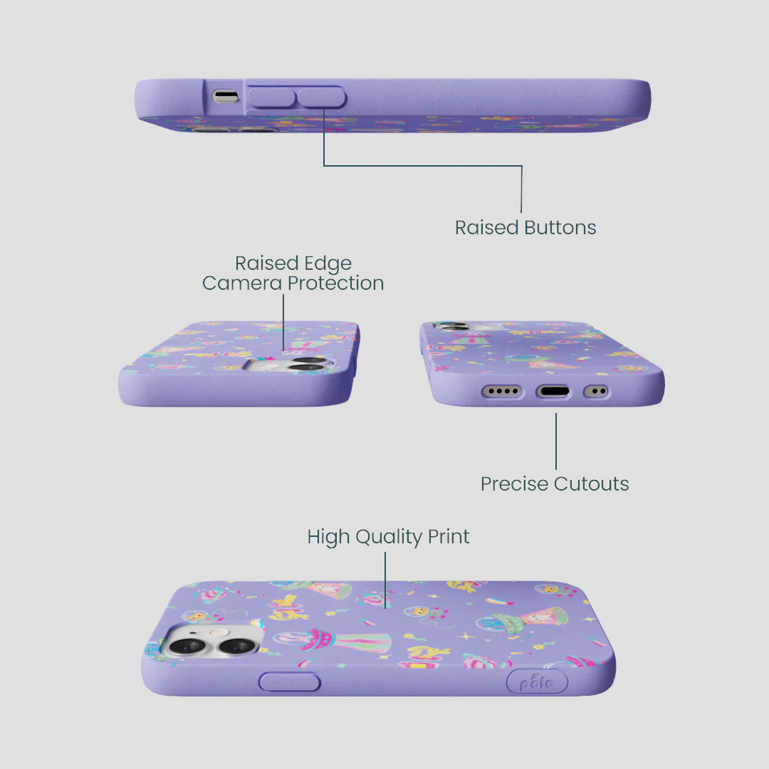 Lavender Bunny and Beyond iPhone 12 Mini Case - Image 2