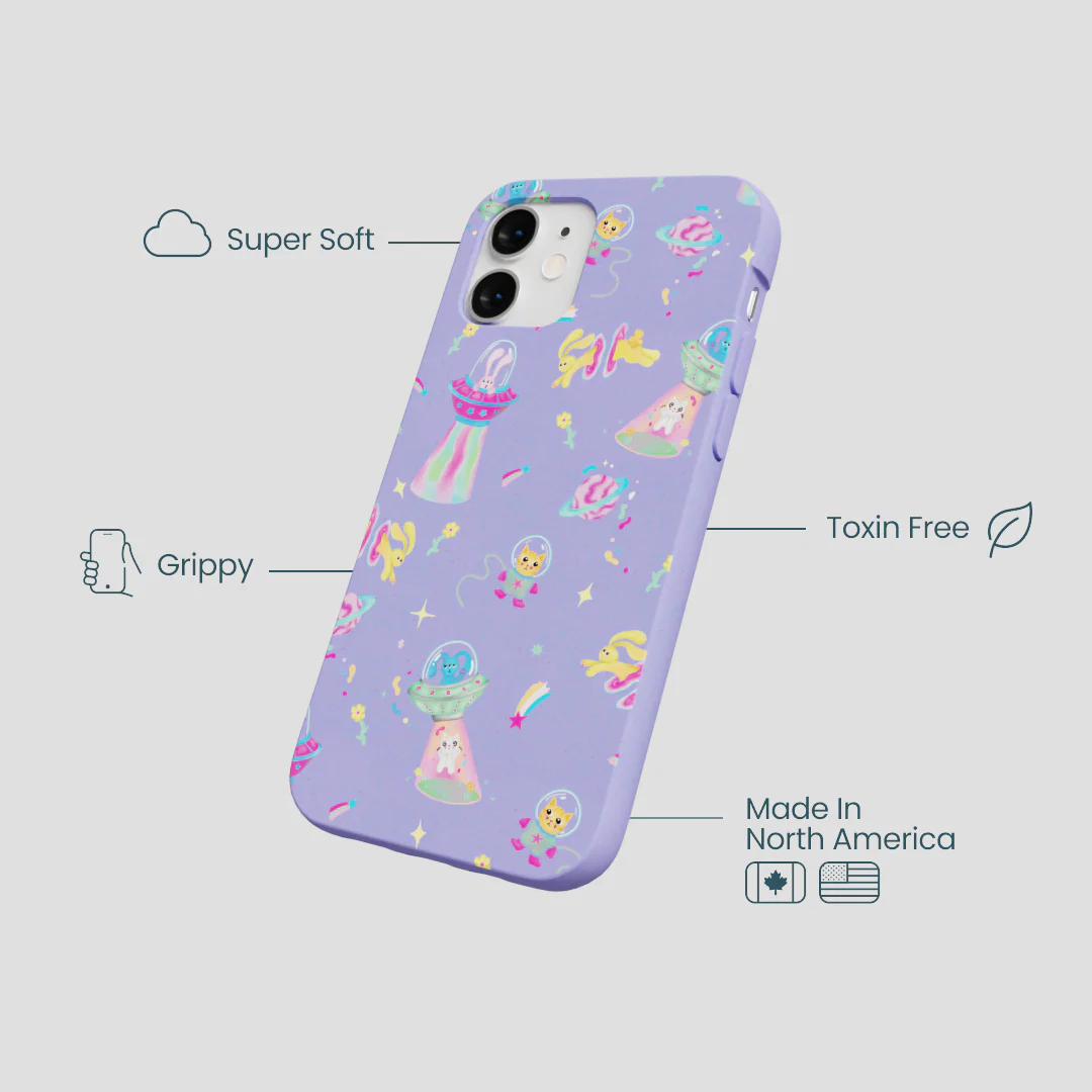 Lavender Bunny and Beyond iPhone 12 Mini Case - Image 3