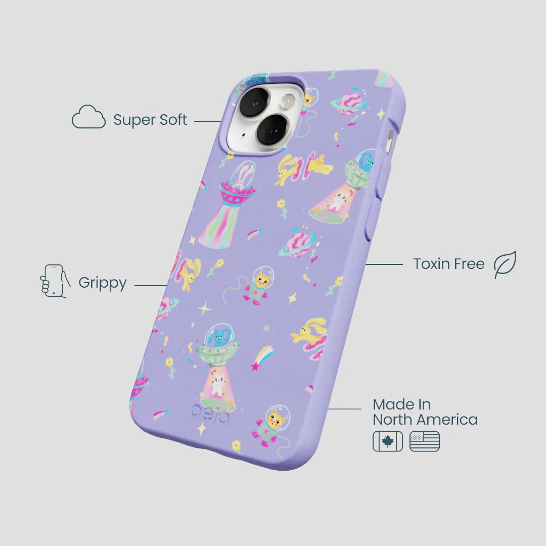 Lavender Bunny and Beyond iPhone 13 Case - Image 4