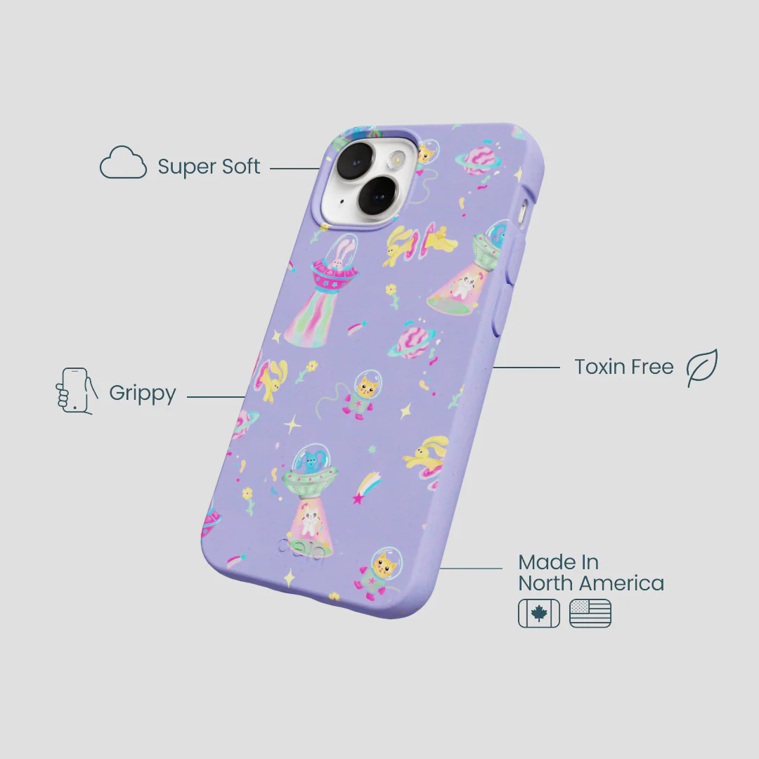 Lavender Bunny and Beyond iPhone 13 Mini Case - Image 4