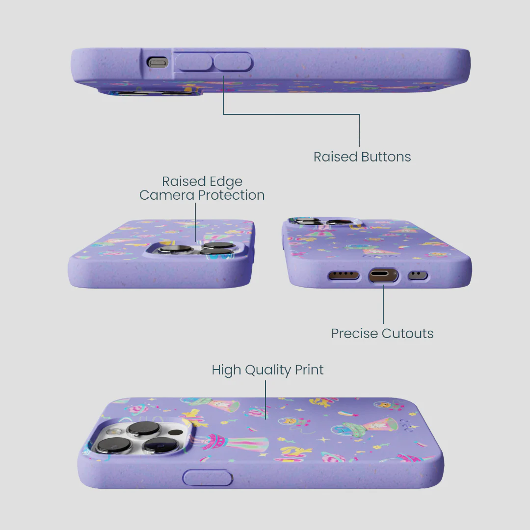 Lavender Bunny and Beyond iPhone 13 Pro Case - Image 3