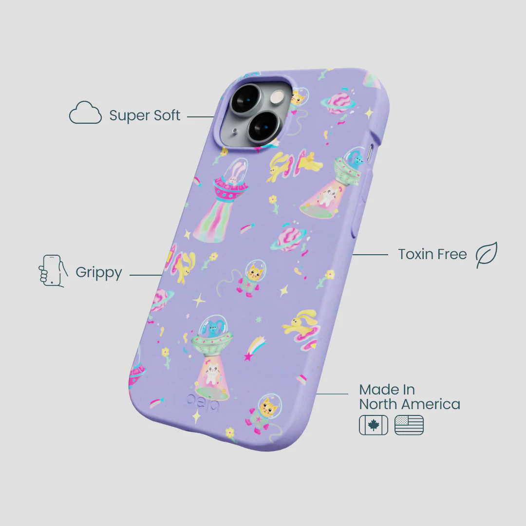 Lavender Bunny and Beyond iPhone 14 Case - Image 4