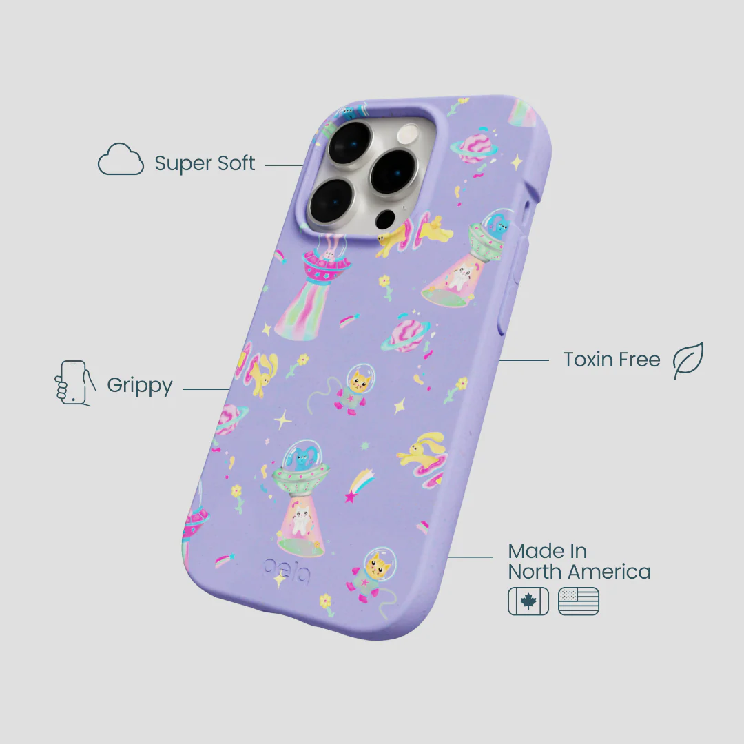 Lavender Bunny and Beyond iPhone 14 Pro Case - Image 4