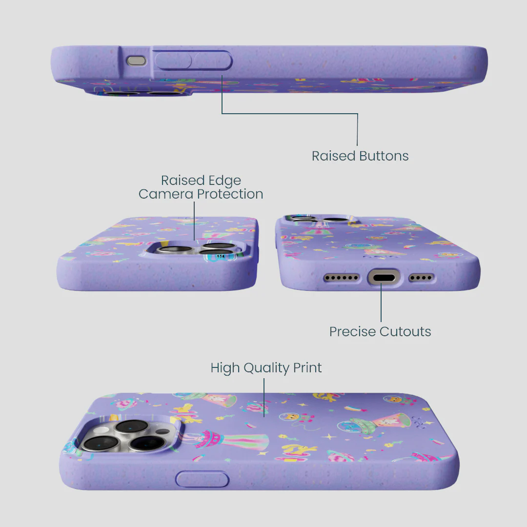 Lavender Bunny and Beyond iPhone 14 Pro Max Case - Image 3