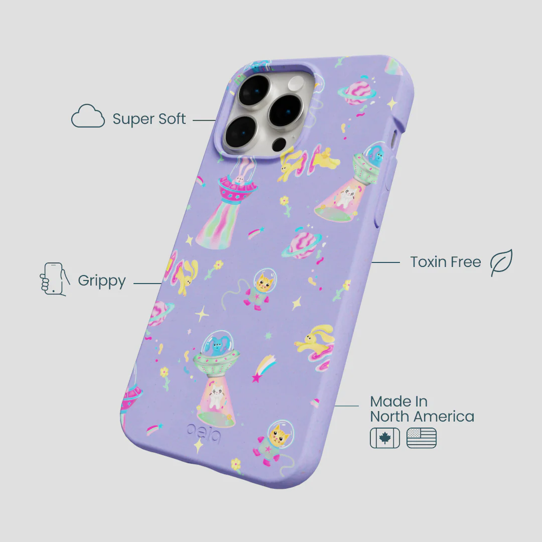 Lavender Bunny and Beyond iPhone 14 Pro Max Case - Image 4