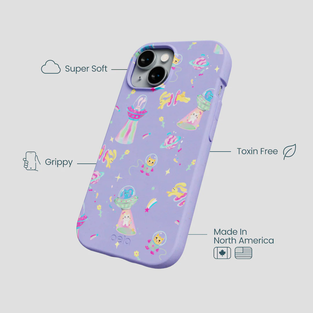 Lavender Bunny and Beyond iPhone 15 Case - Image 4