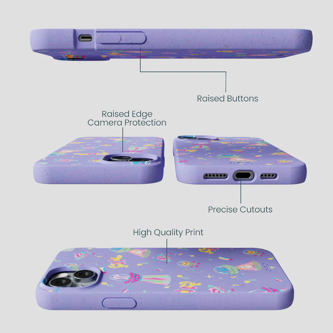 Lavender Bunny and Beyond iPhone 15 Plus Case - Image 3