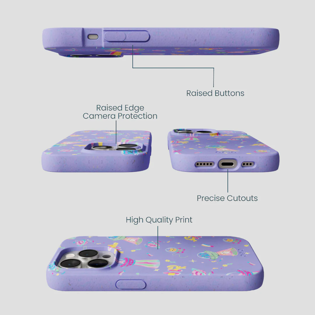 Lavender Bunny and Beyond iPhone 15 Pro Case - Image 3
