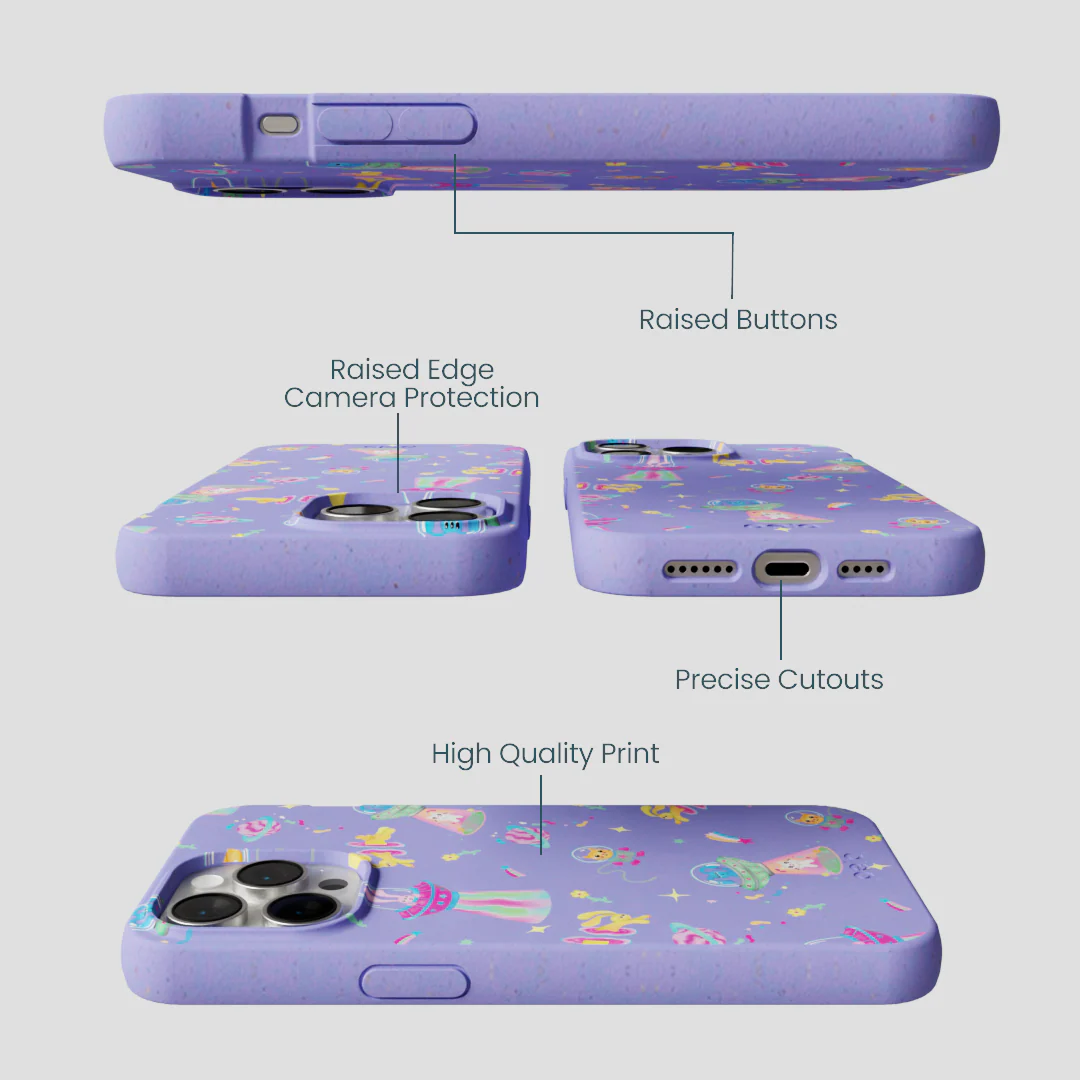 Lavender Bunny and Beyond iPhone 15 Pro Max Case - Image 3