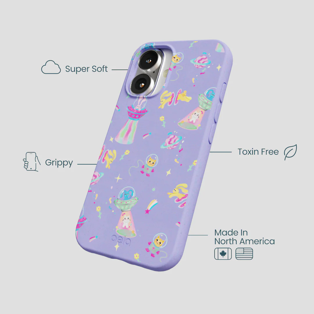 Lavender Bunny and Beyond iPhone 16 Case - Image 4