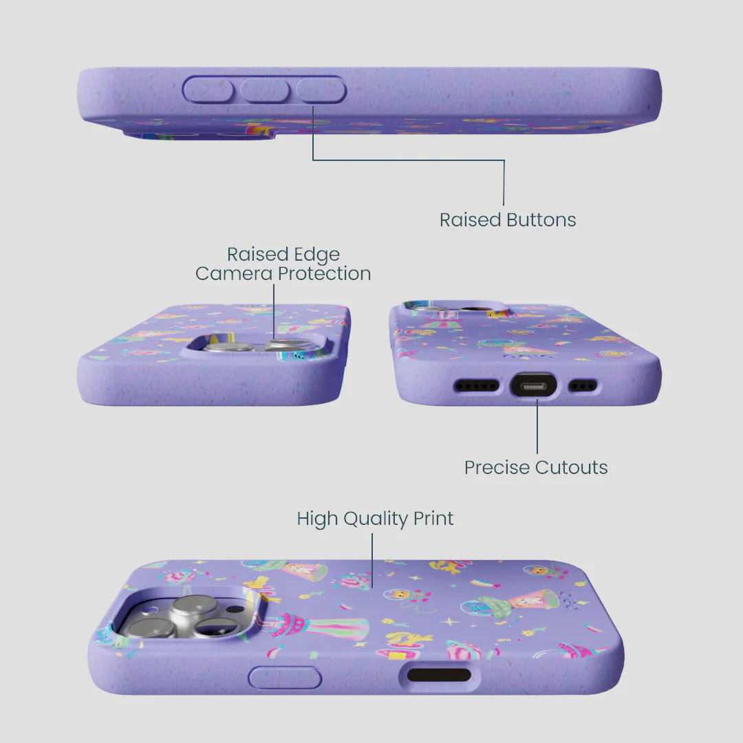 Lavender Bunny and Beyond iPhone 16 Pro Case - Image 3