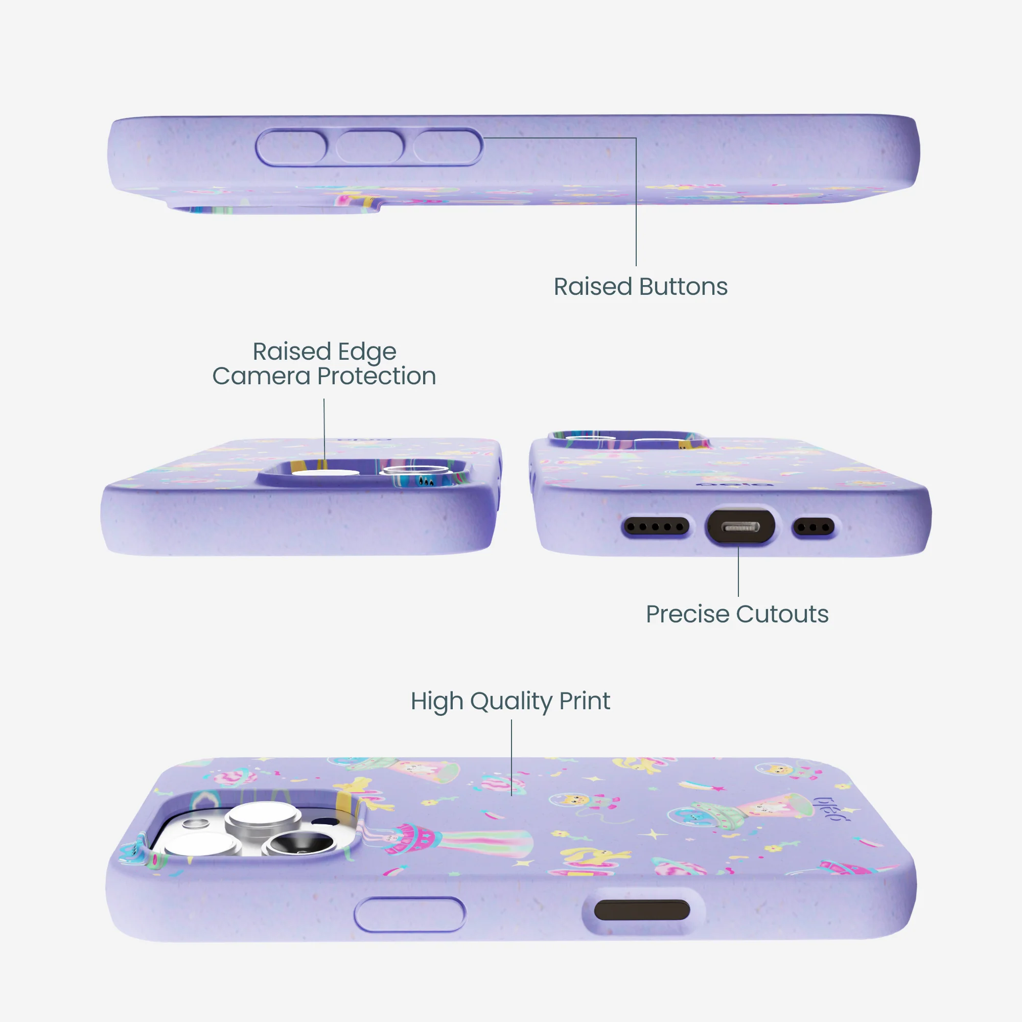 Lavender Bunny and Beyond iPhone 16 Pro Max Case - Image 3