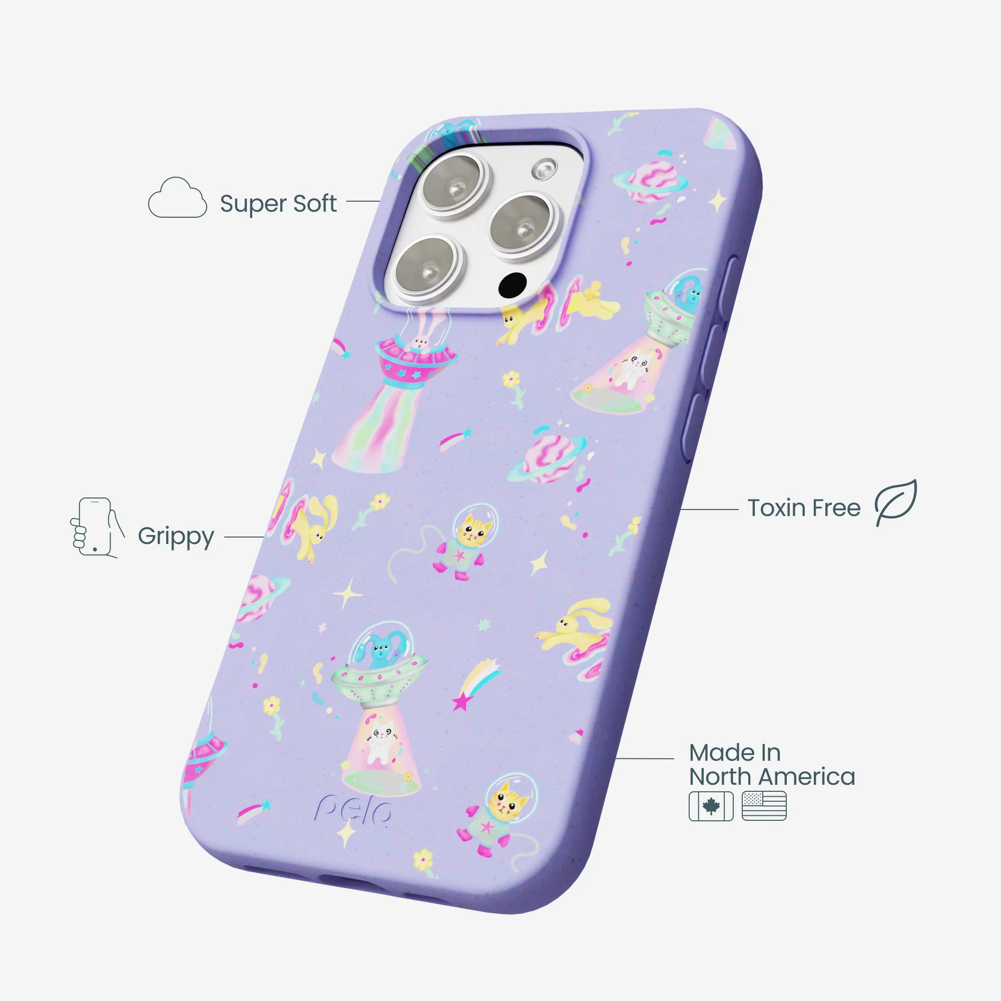 Lavender Bunny and Beyond iPhone 16 Pro Max Case - Image 4