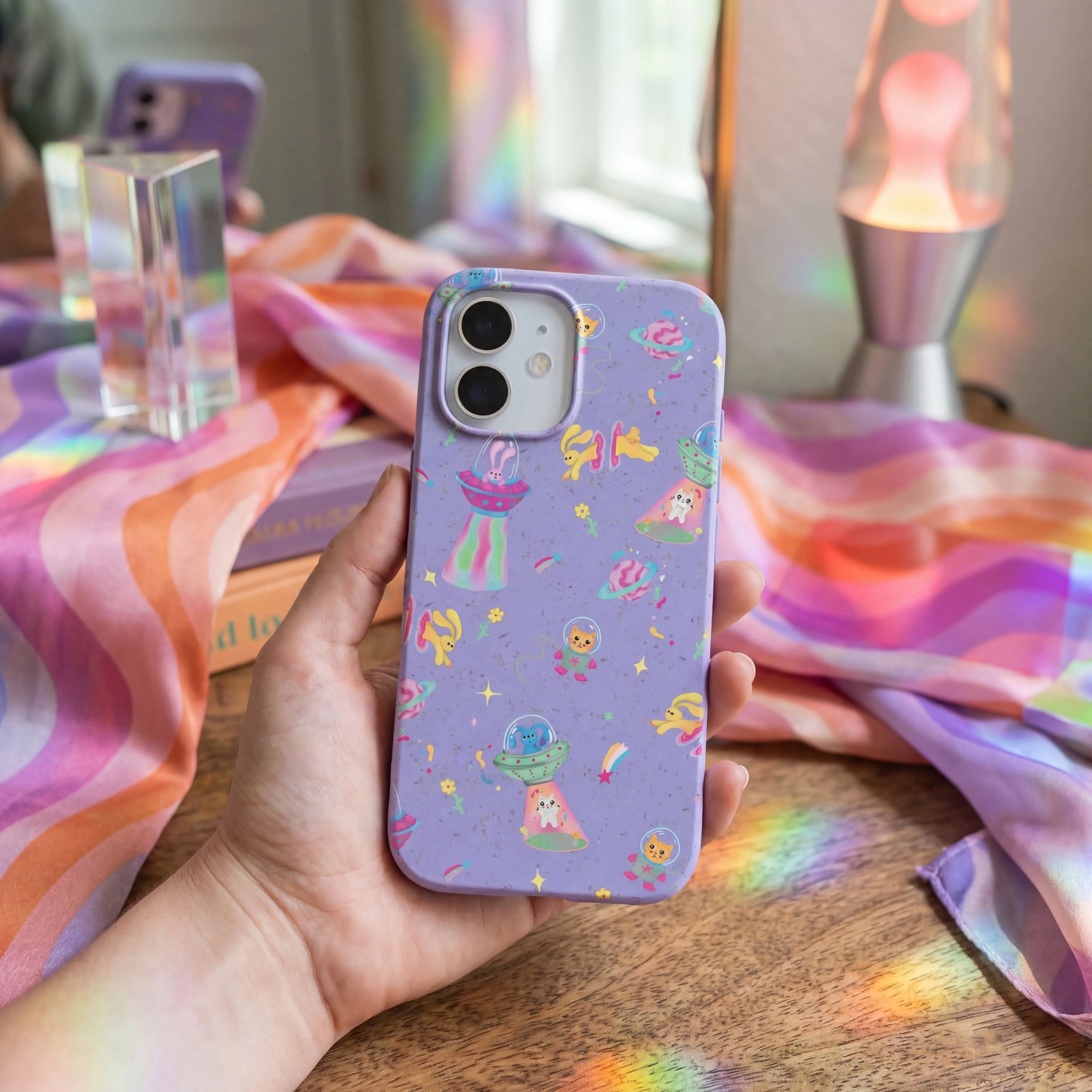 Lavender Bunny and Beyond iPhone 17 Case - Image 2