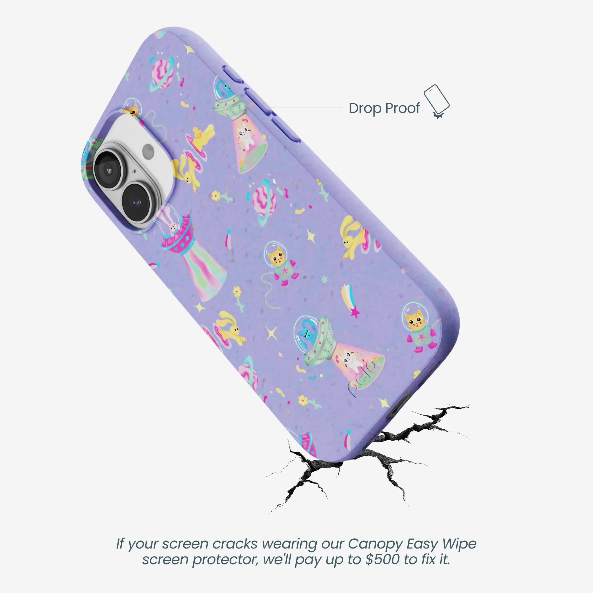 Lavender Bunny and Beyond iPhone 17 Case - Image 5