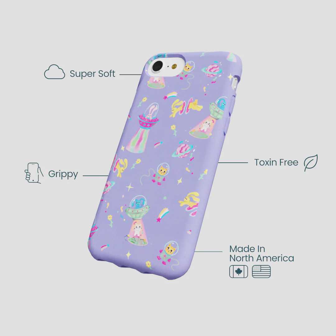 Lavender Bunny and Beyond iPhone 6/6s/7/8/SE Case - Image 3