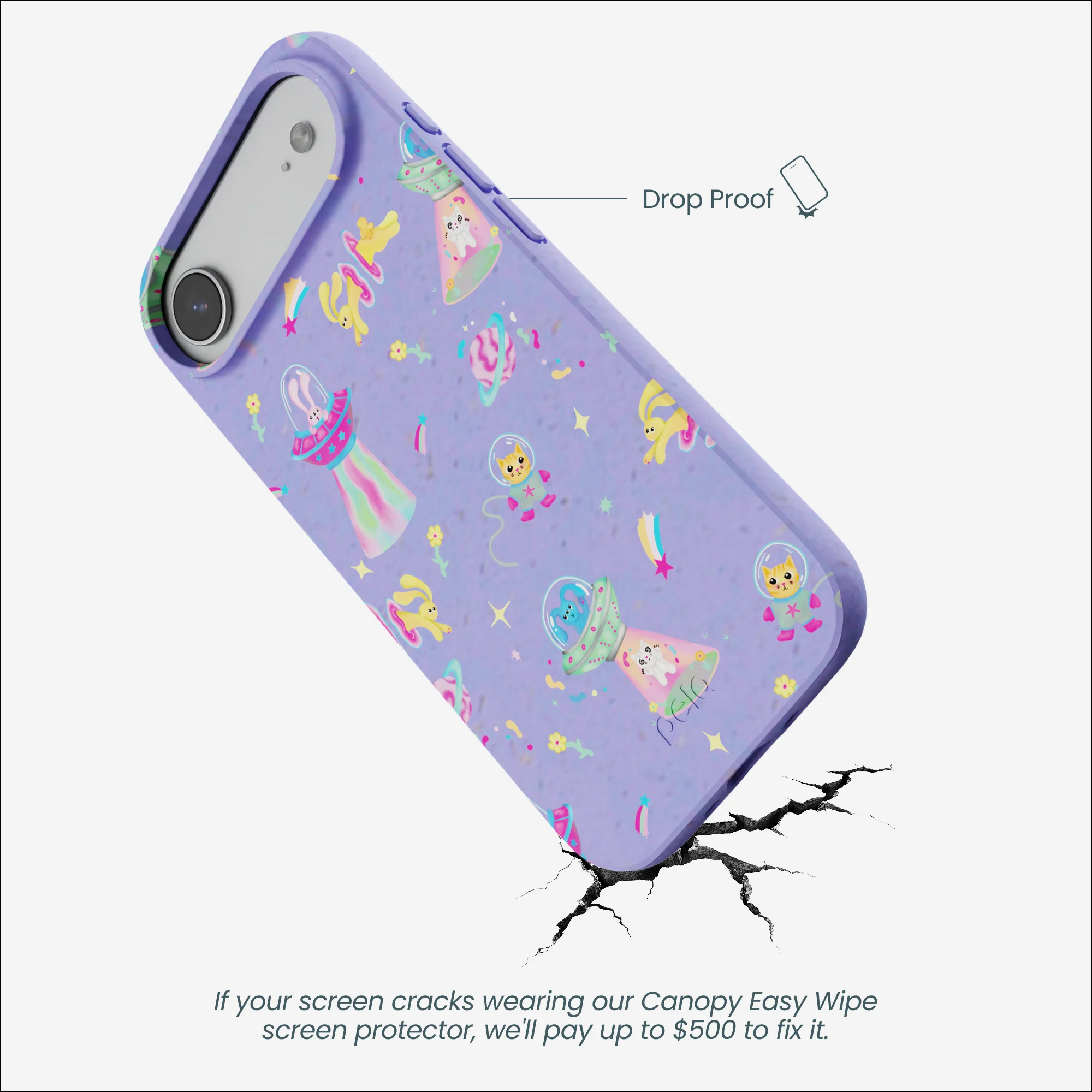 Lavender Bunny and Beyond iPhone Air Case - Image 5