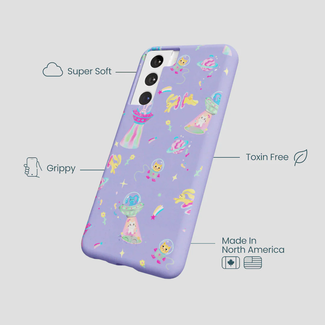 Lavender Bunny and Beyond Samsung Galaxy S21 Case - Image 3