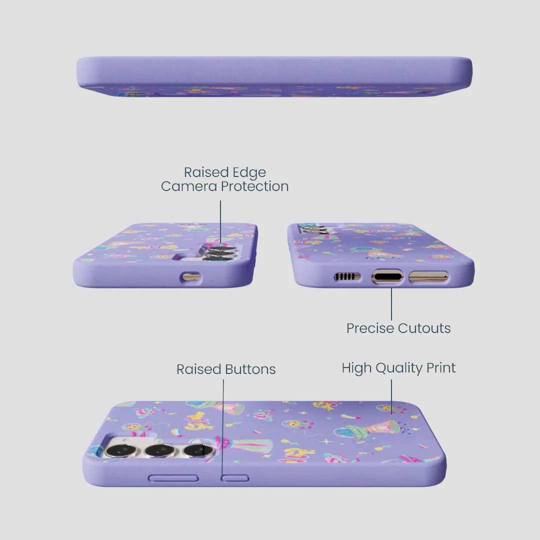 Lavender Bunny and Beyond Samsung Galaxy S23 Case - Image 2
