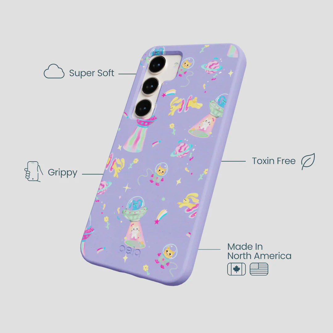 Lavender Bunny and Beyond Samsung Galaxy S23 Case - Image 3