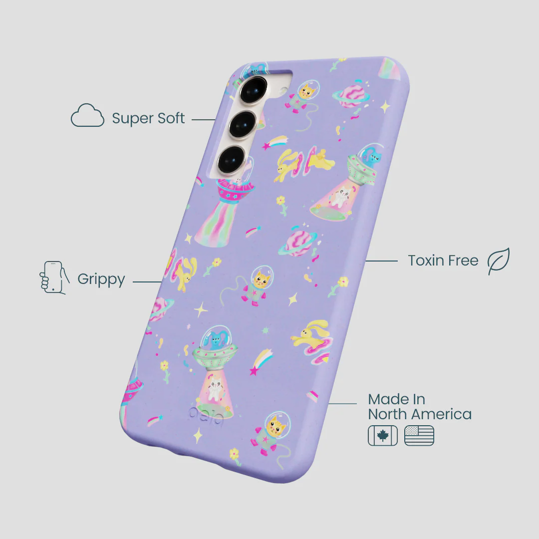 Lavender Bunny and Beyond Samsung Galaxy S23+(Plus) Case - Image 3