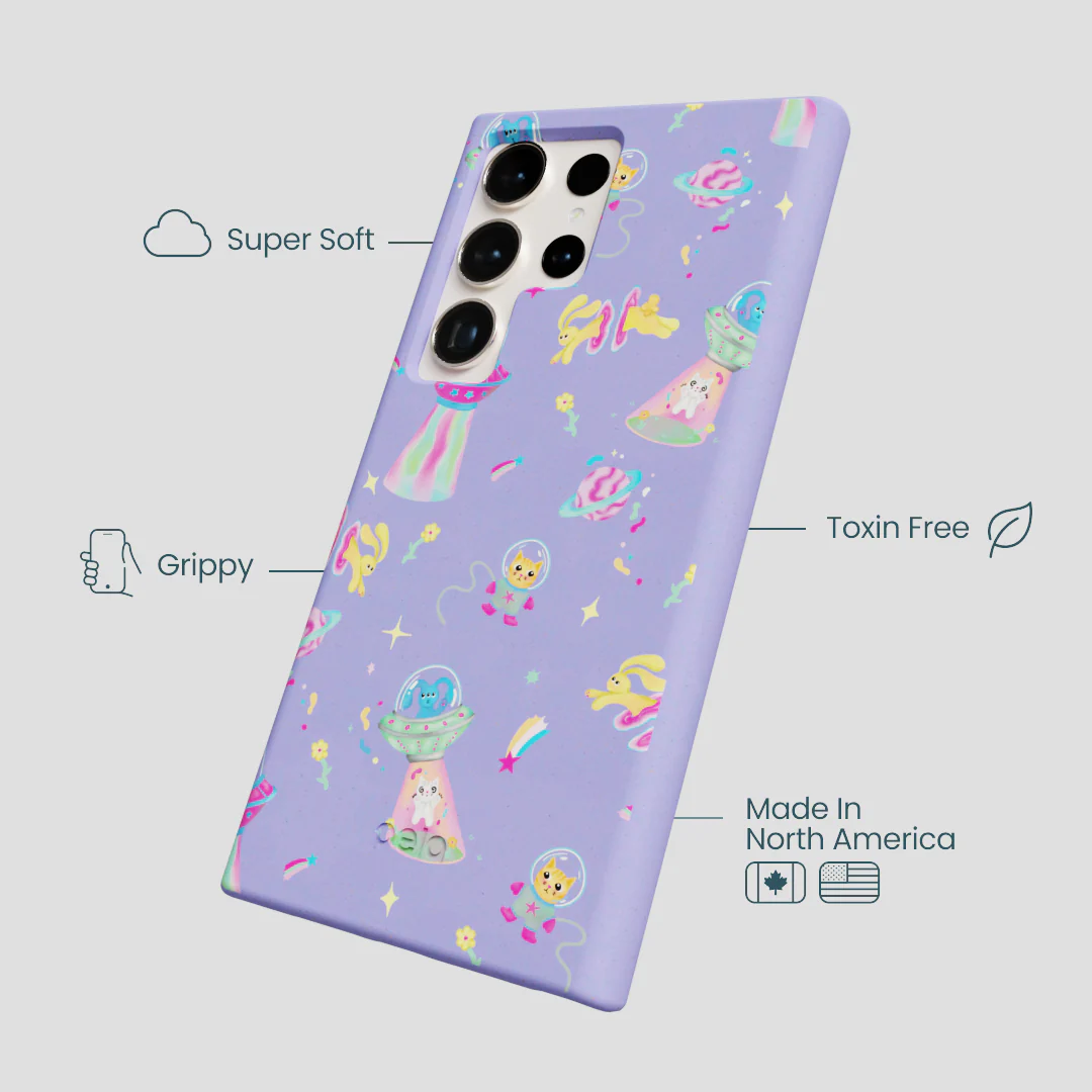 Lavender Bunny and Beyond Samsung Galaxy S24 Ultra Case - Image 3