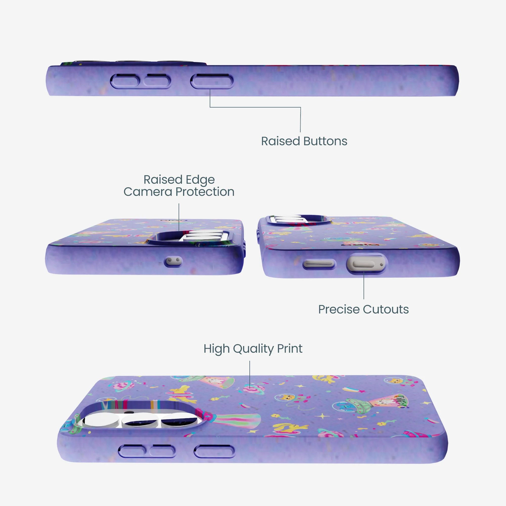 Lavender Bunny and Beyond Samsung Galaxy S26 Case - Image 2