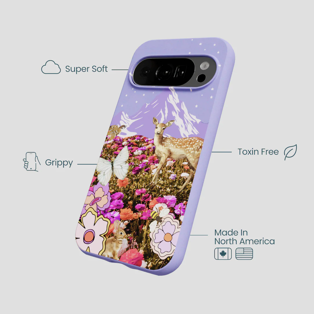 Lavender Deer Meadow Google Pixel 10/10 Pro Case - Image 4
