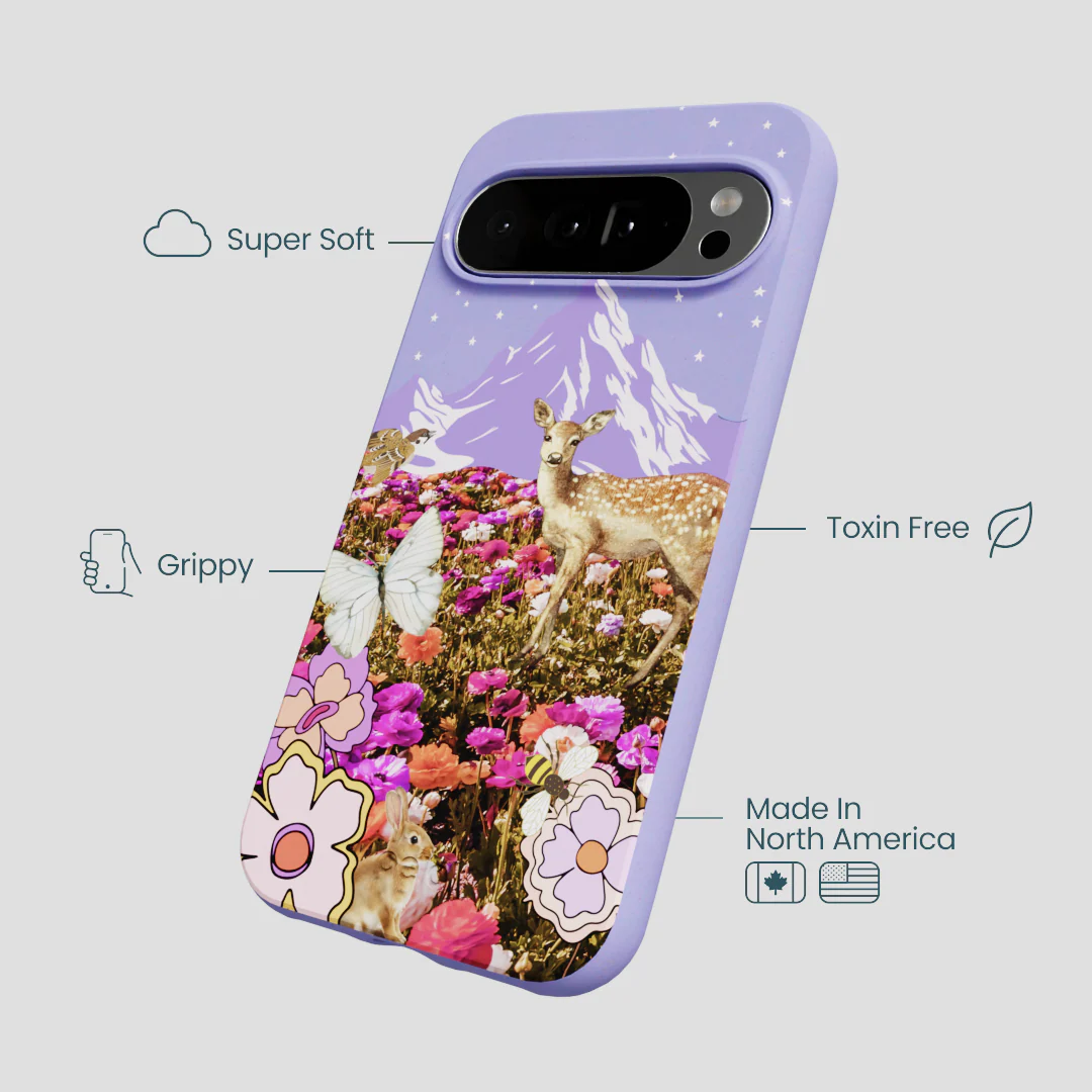Lavender Deer Meadow Google Pixel 10 Pro XL Case - Image 4