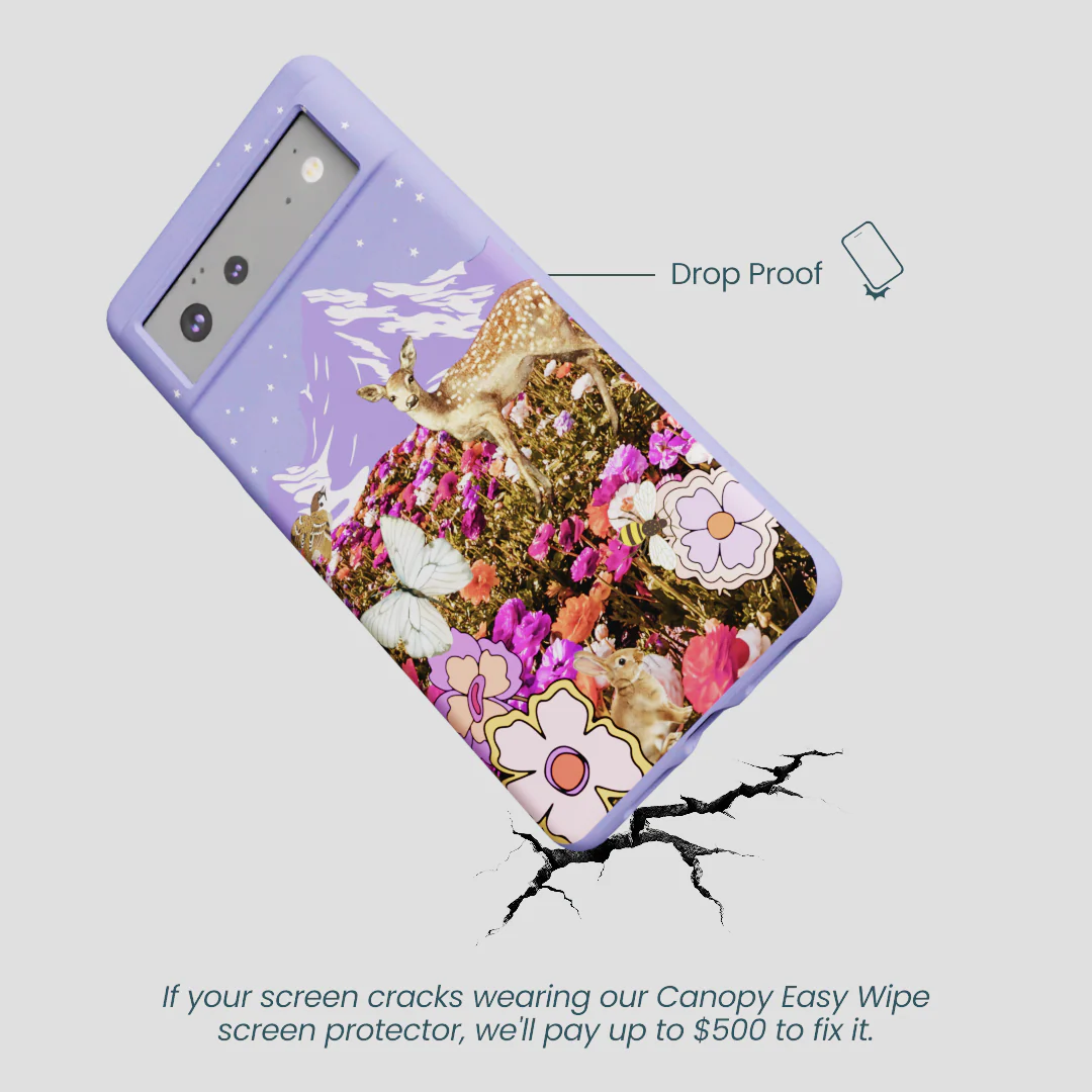 Lavender Deer Meadow Google Pixel 6 Case - Image 5