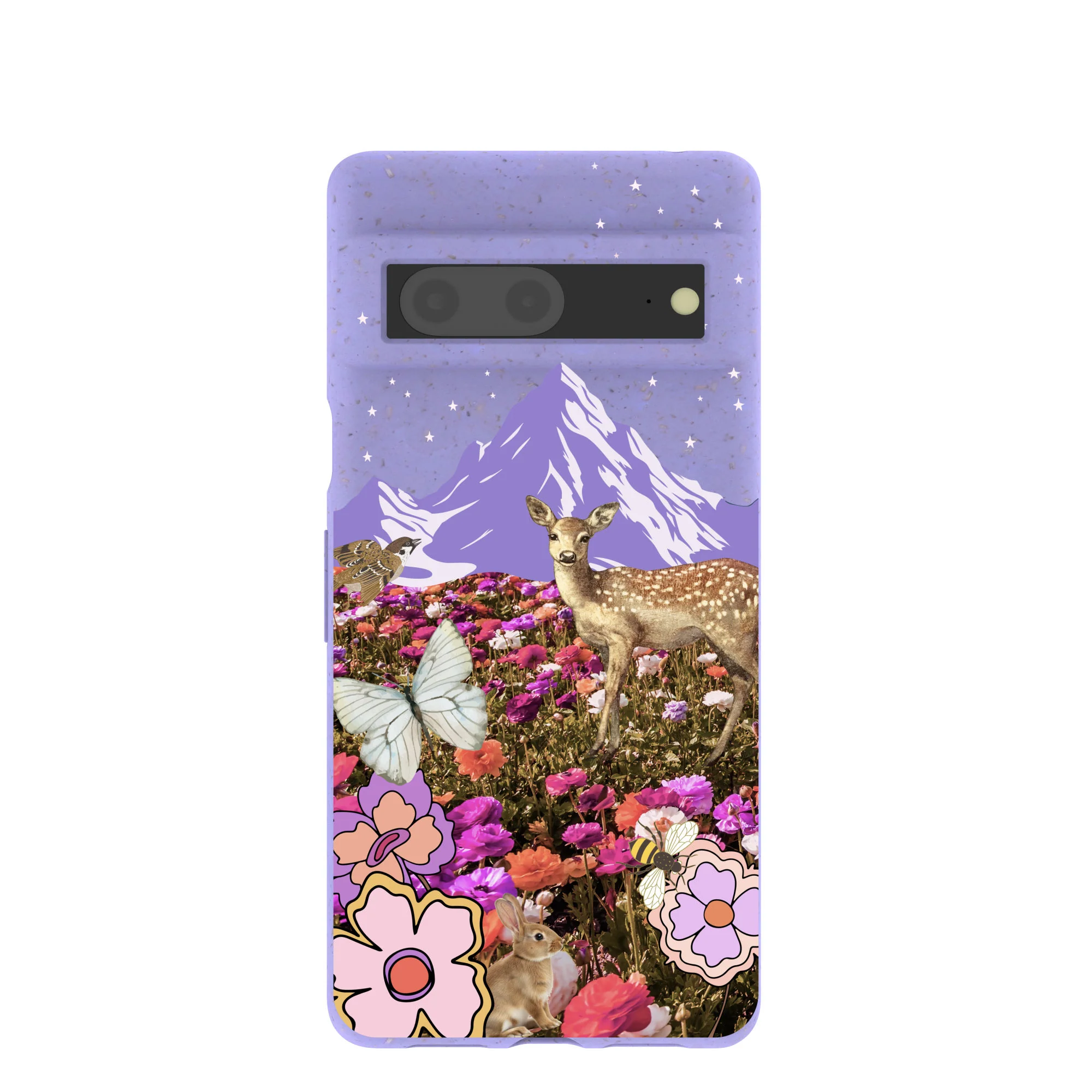 Lavender Deer Meadow Google Pixel 7 Case