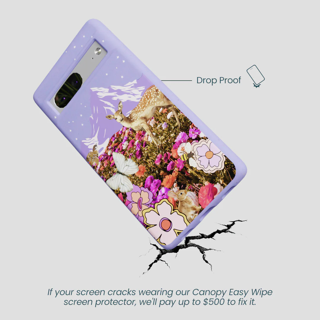 Lavender Deer Meadow Google Pixel 7 Case - Image 5