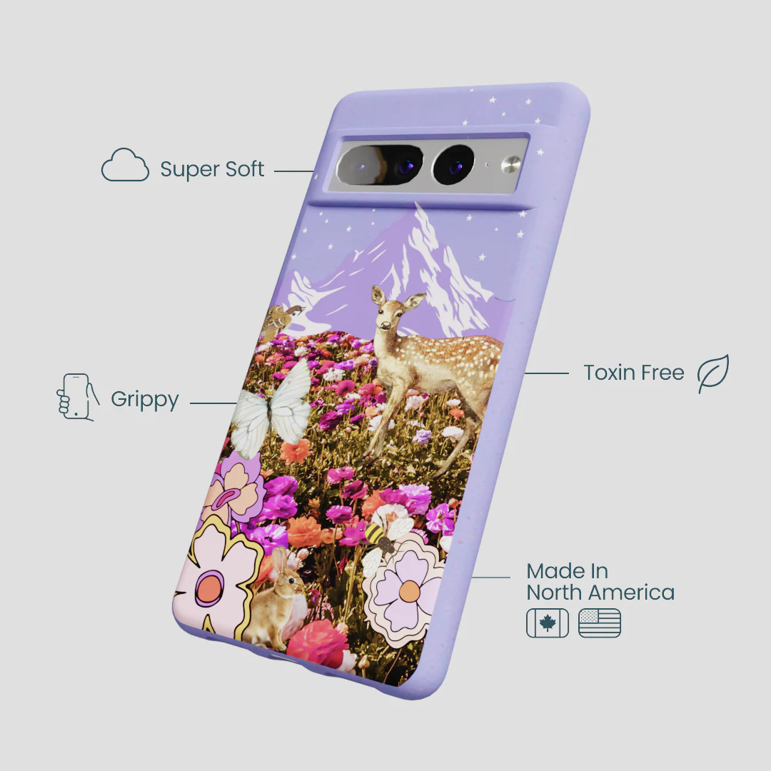 Lavender Deer Meadow Google Pixel 7 Pro Case - Image 4
