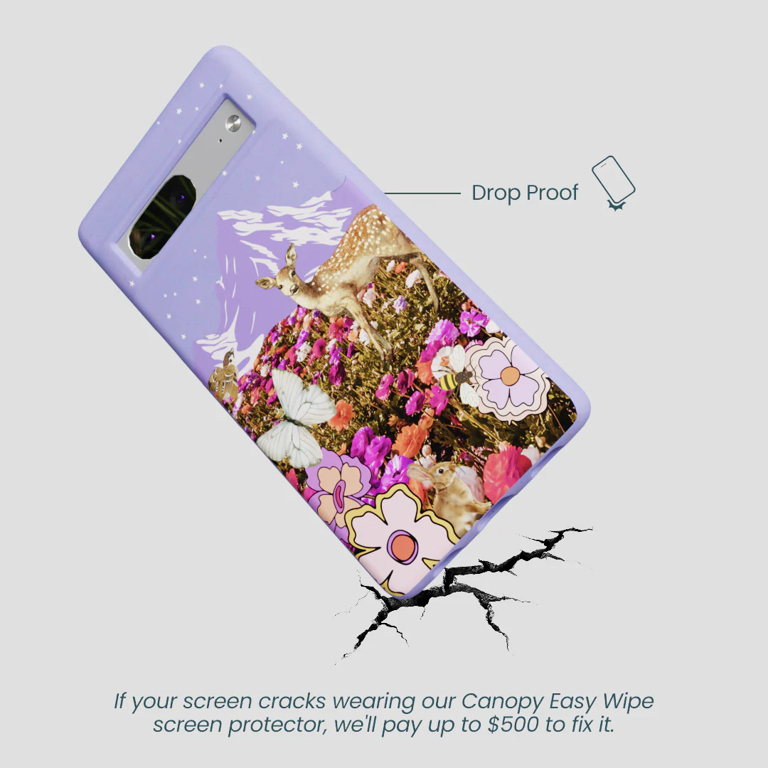 Lavender Deer Meadow Google Pixel 7a Case - Image 5