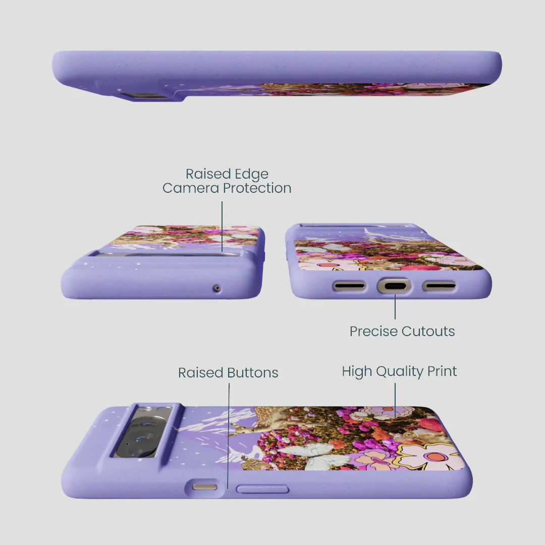 Lavender Deer Meadow Google Pixel 8 Pro Case - Image 3