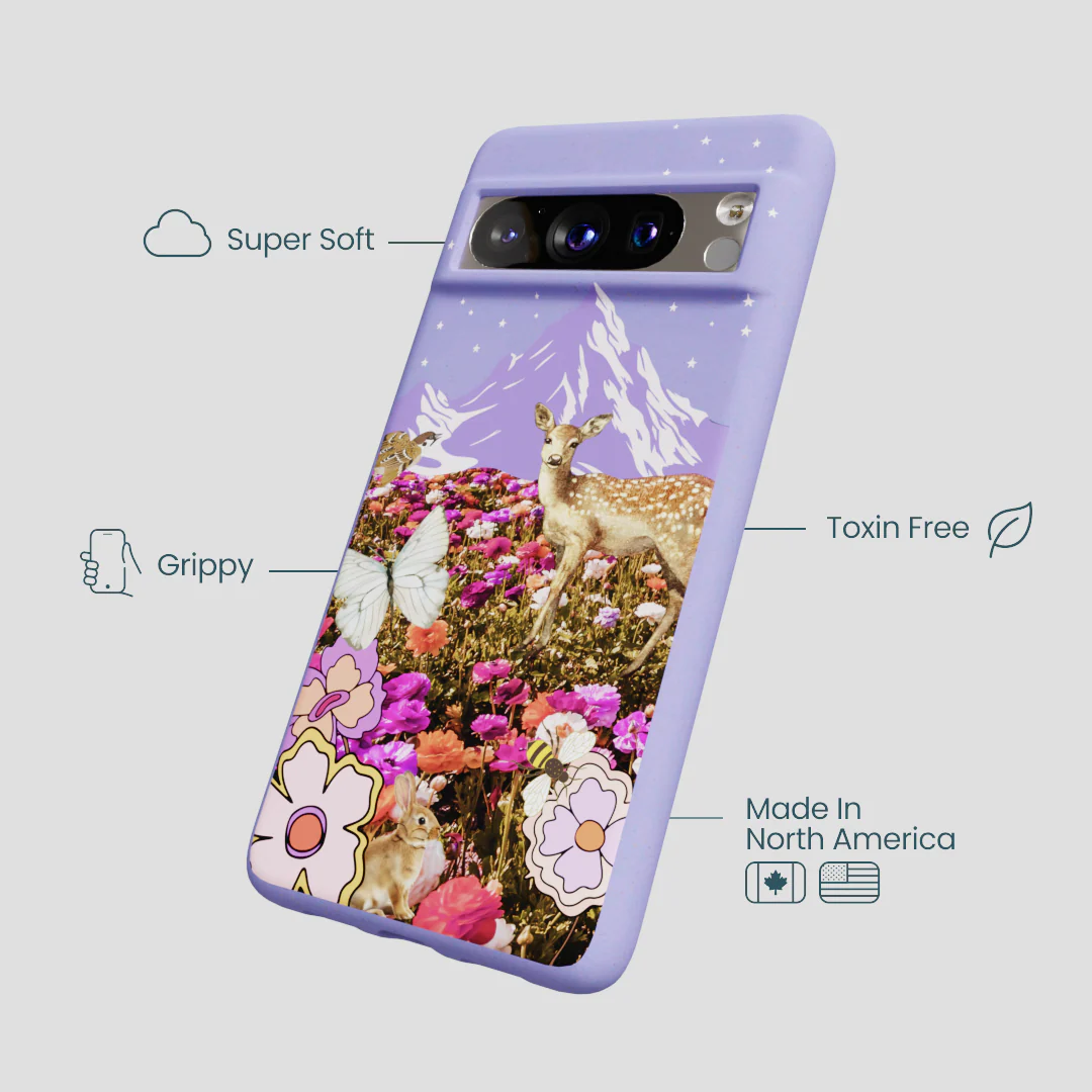 Lavender Deer Meadow Google Pixel 8 Pro Case - Image 4