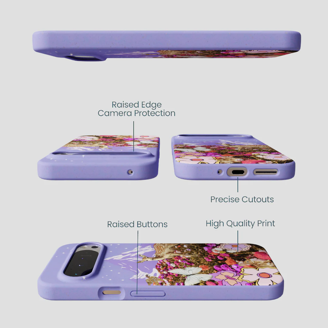 Lavender Deer Meadow Google Pixel 9 Pro XL Case - Image 3