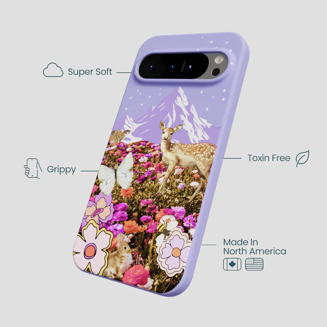 Lavender Deer Meadow Google Pixel 9 Pro XL Case - Image 4