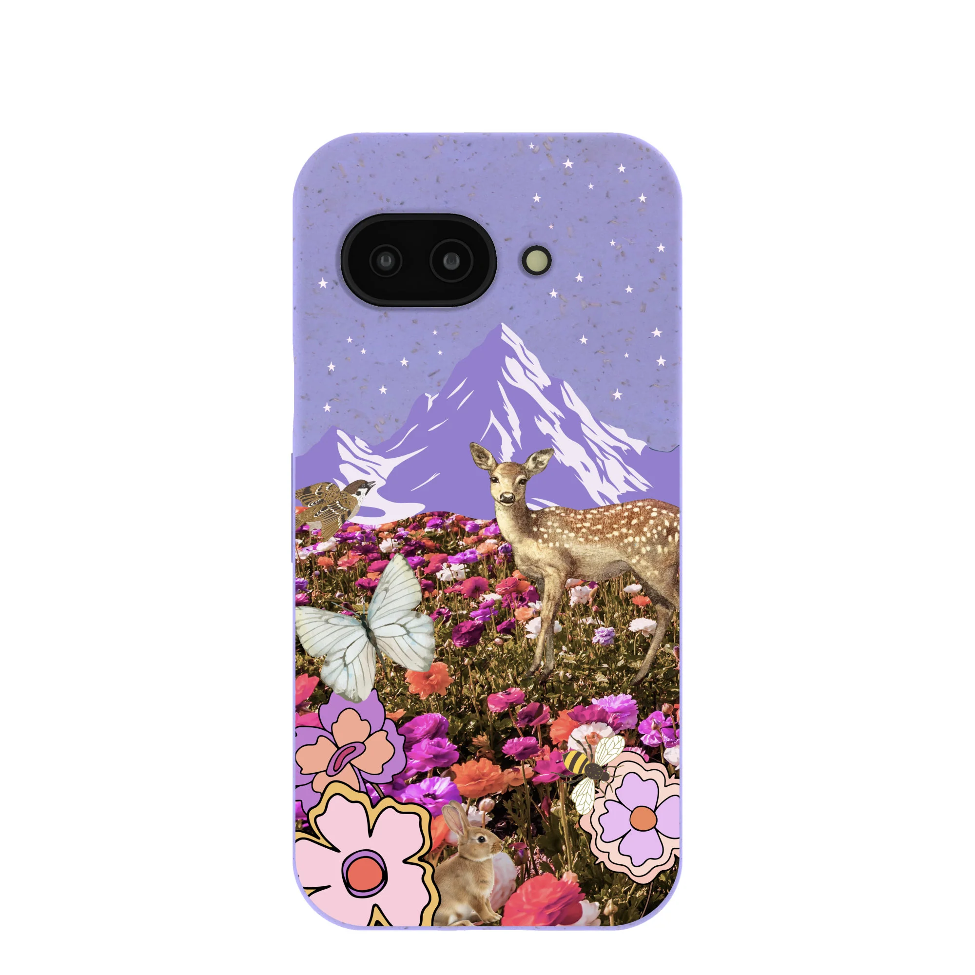 Lavender Deer Meadow Google Pixel 9a Case